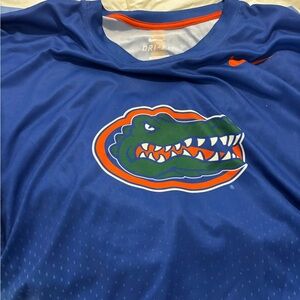 Nike Florida Gators Blue and Orange Dri-FIT Shirt